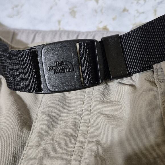 The North Face Hiking Pants Men Large Beige Cargo Pocket Zip Ankle Trail Utility - Picture 4 of 15